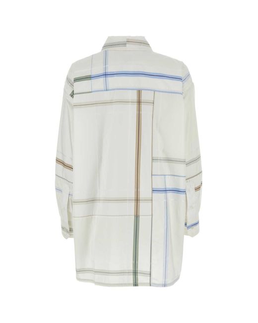 Bottega Veneta White Patchwork Handkerchief