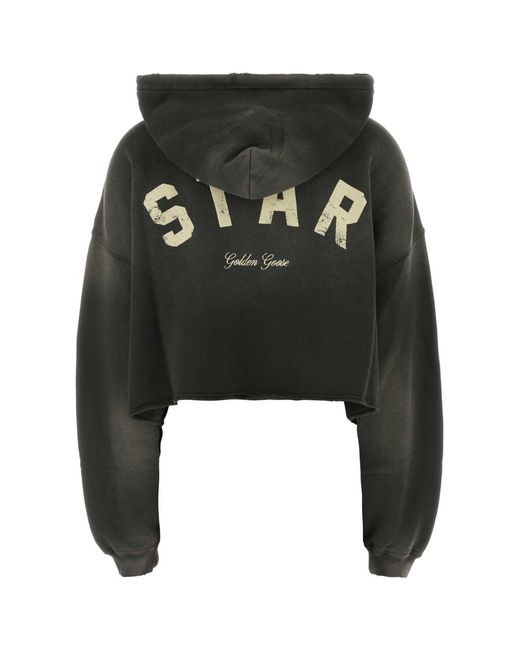 Golden Goose Deluxe Brand Black Slate Cotton Sweatshirt