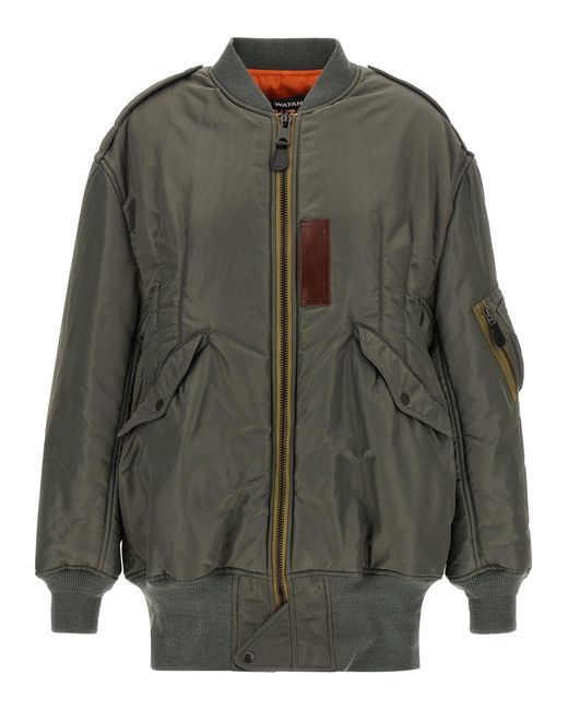 Junya Watanabe Maxi Bomber Jacket in het Gray