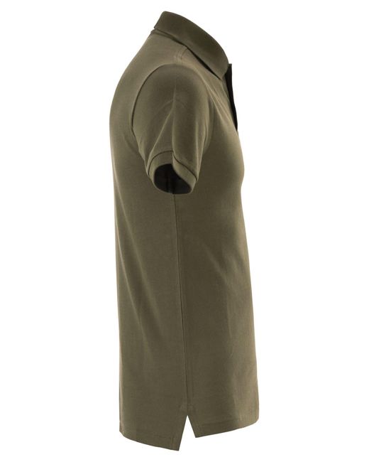 Polo Ralph Lauren Green Slim Fit Pique Polo Shirt for men