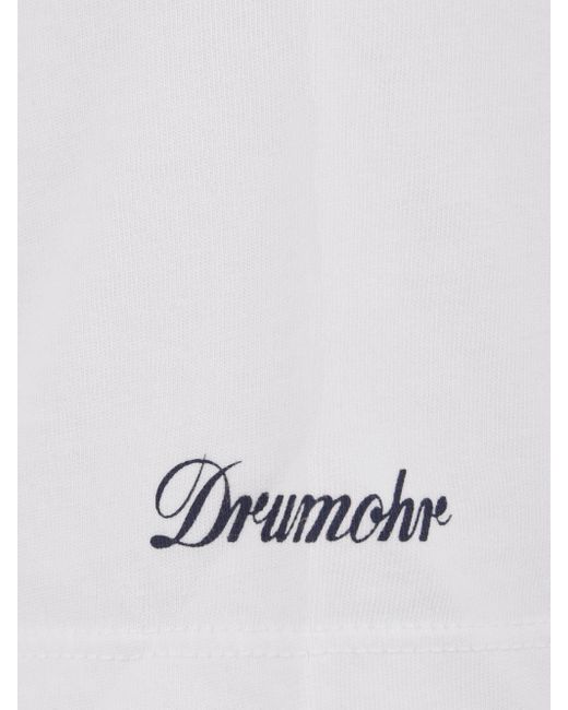 Drumohr T -Shirts und Polos weiß in White für Herren