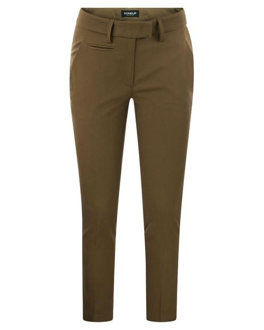 Dondup Green Perfect Slim Fit Stretchhose