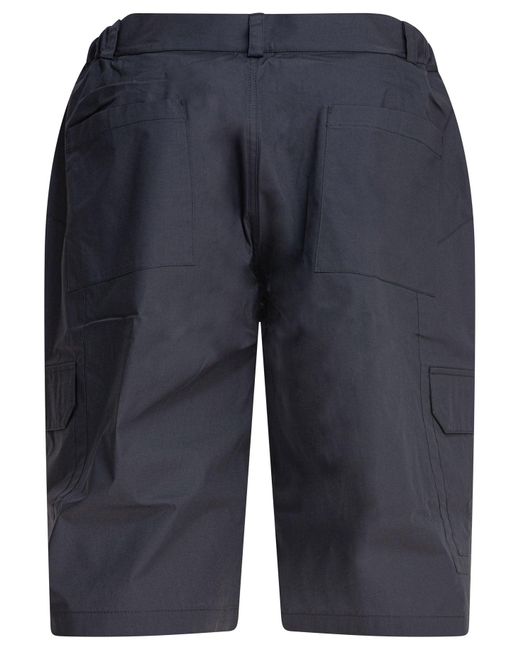 GR10K Blue Poplin Cargo Shorts for men