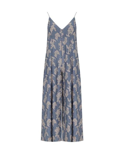 Traffic People Blue Ithaca Jumpsuit