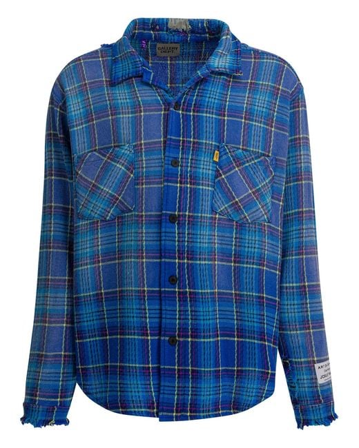 GALLERY DEPT. Blue "Marley Flannel" Shirt for men