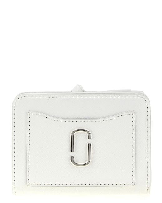 'The Utility Snapshot Mini Compact' Billetera Marc Jacobs de color White