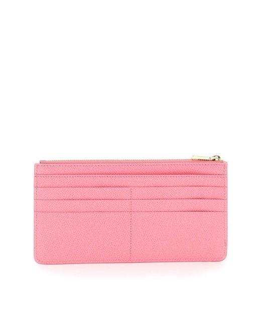 Bolsa Card Supter en Dauphine Banchsin Dolce & Gabbana de color Pink