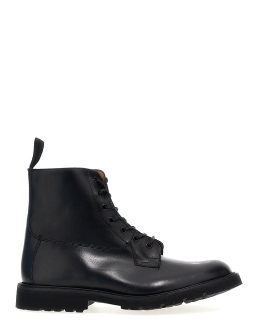 Tricker's Black Burford Boots And Ankle Boots for men