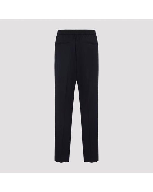 Paul Smith Blue Regular & Straight Leg Wool Pants for men