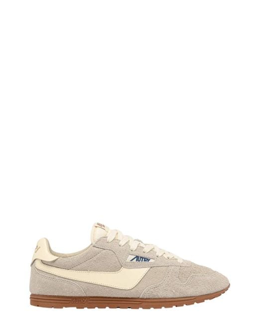 Autry White Windspin Suede And Leather Wife And Rutabaga Sneakers for men