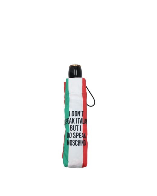 Moschino Red Ombrelli Donna Poliestere Multicolore