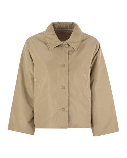 Weekend by Maxmara Natural Mimma Reversible Taffeta Jacket