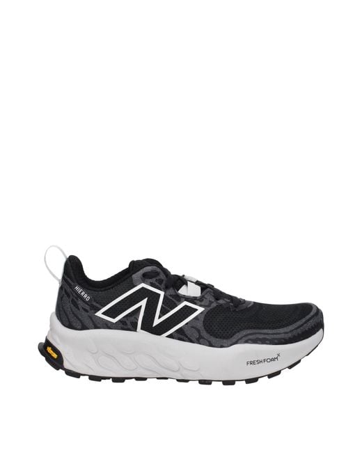 New Balance Black Sneakers Fresh Foam X Hierro V8 Donna Tessuto Nero/Grigio