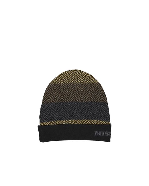 Missoni Green Wool Hat for men
