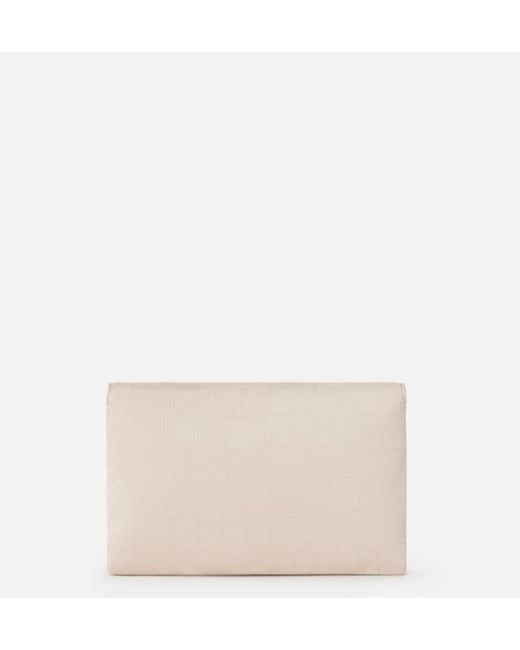 Elisabetta Franchi Natural Suede Bag