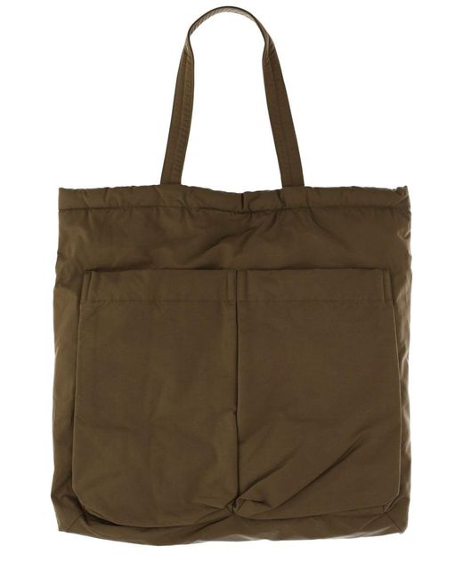 Aspesi Green Shopper Bag