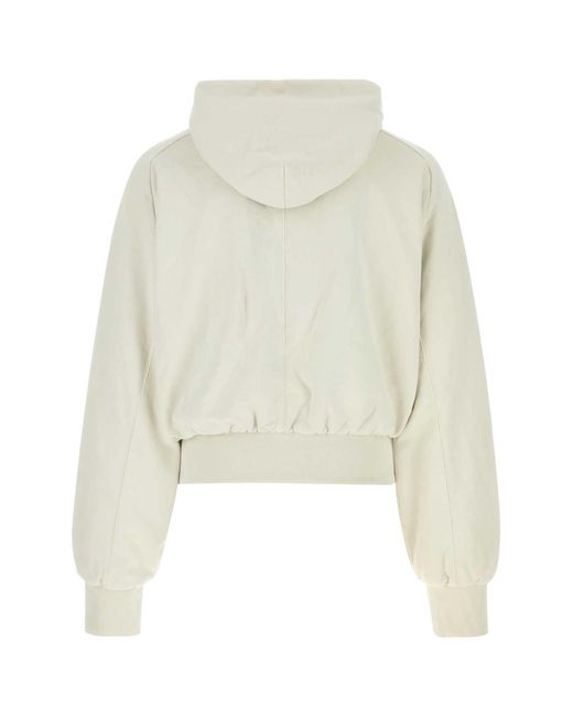 Entire studios White Chalk Cotton Sweatshirt