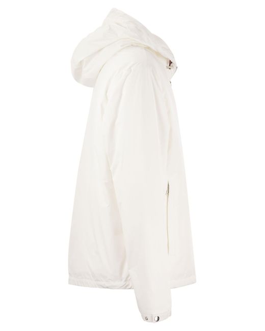 Veste vers le bas de Granero avec capuche Moncler pour homme en coloris White