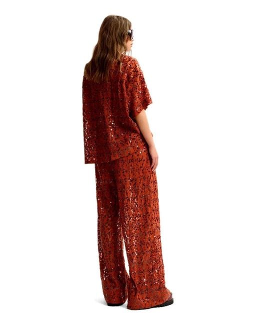 Essentiel Antwerp Red Jenims Rust Pants