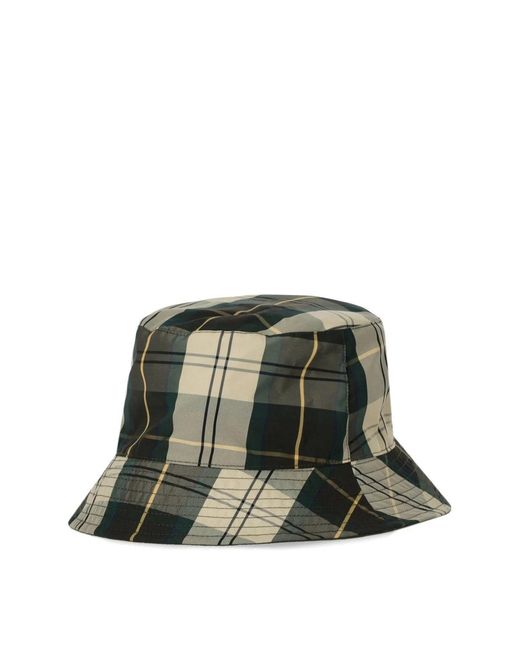 Barbour Green Hutton Reversible Bucket Hat