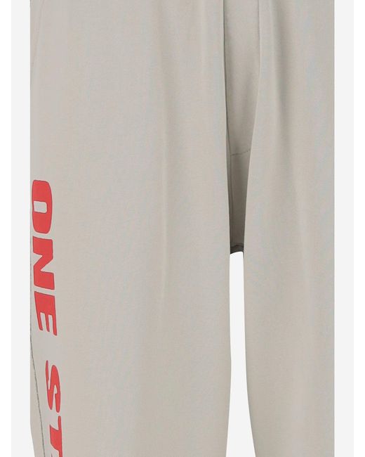 44 Pantalon de jogger de gymnase de coton de groupe d'étiquettes 44 Label Group pour homme en coloris Gray