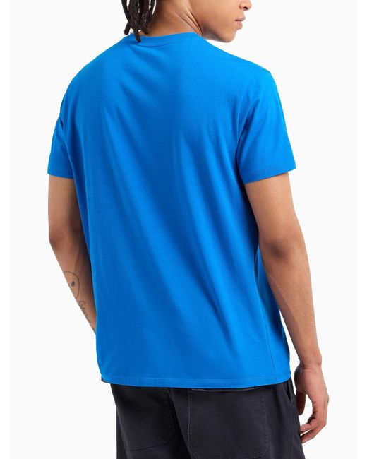ARMANI EXCHANGE T Shirts En Polos in het Blue voor heren