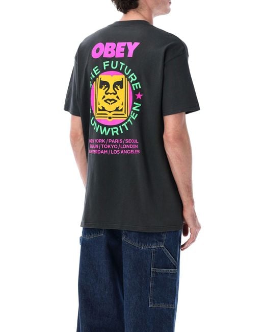 Obey Black T Shirts And Polos for men