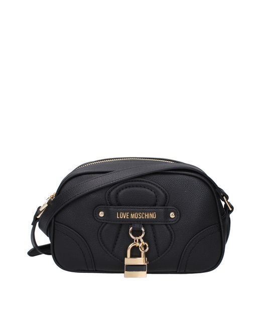 Love Moschino Liebe Moschino -Umhängetaschen Frau Polyurethan schwarz in Black für Herren