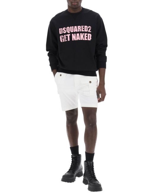 Sexy Cargo Bermuda Shorts pour DSquared² pour homme en coloris White
