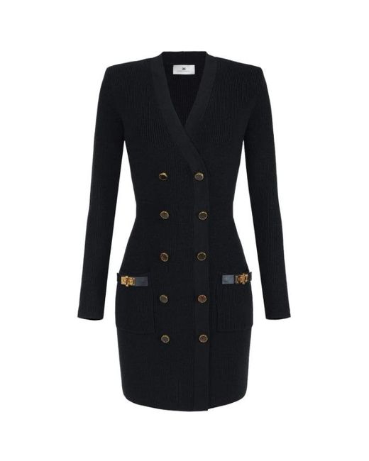 Elisabetta Franchi Short Dresses in het Black