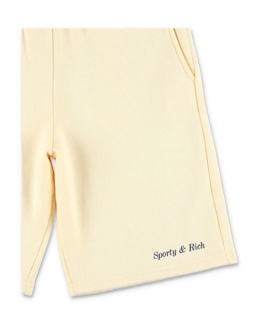 Sporty & Rich Natural Shorts