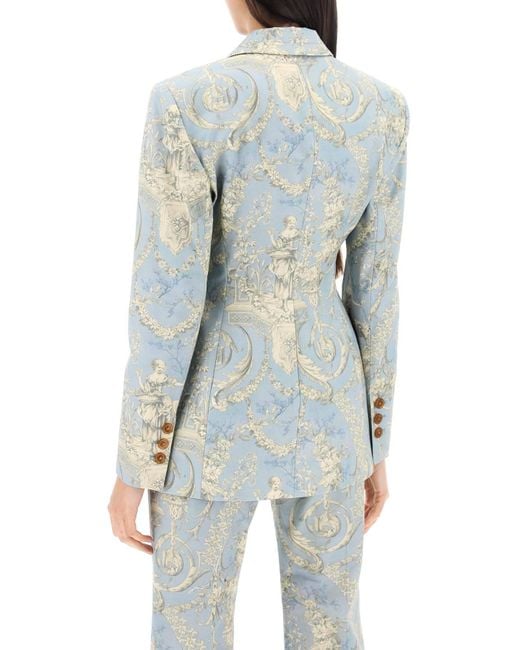 Giacca Monopetto Lauren di Vivienne Westwood in Blue