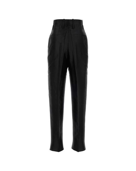 Bottega Veneta Black Taffeta Pant