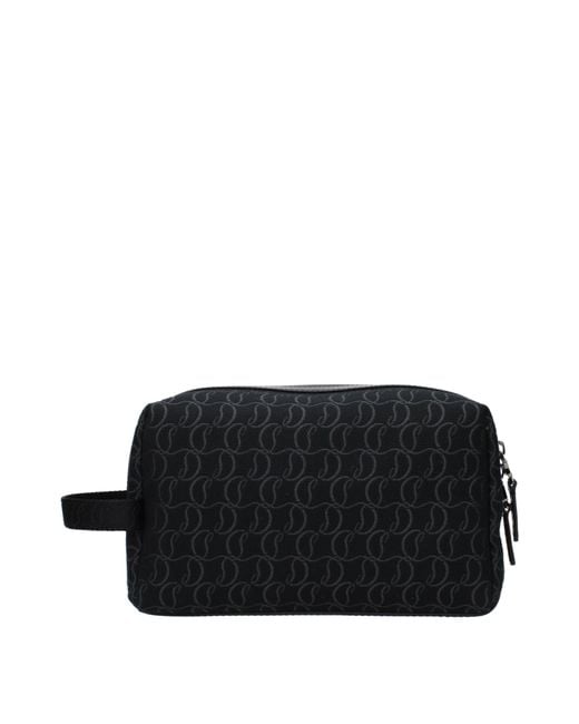 Louboutin Black Beauty Case Fabric