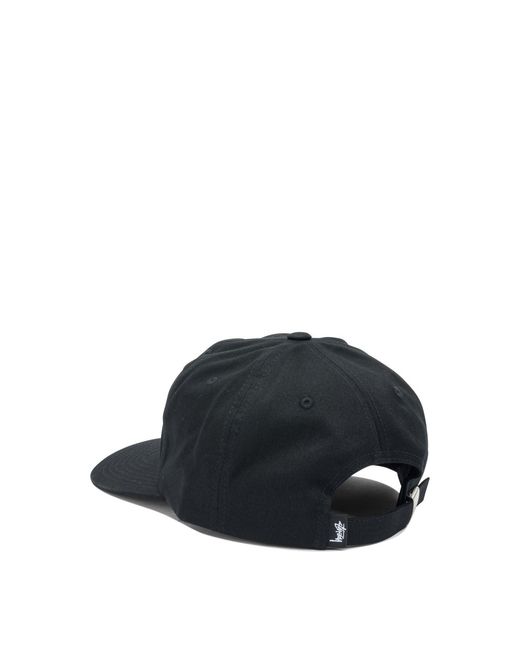 Stussy Black Hats for men