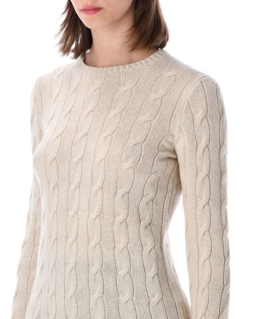 Ralph Lauren Natural Cashmere Sweater For