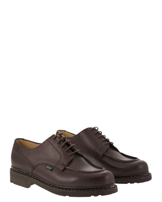 Paraboot Brown Chambord Derby With Tray