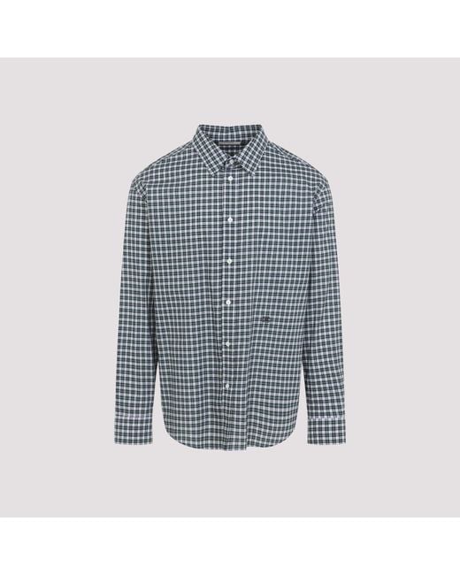 Céline Blue Relaxed Shirt for men