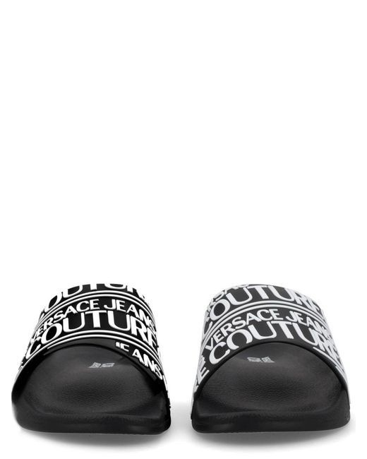 Versace Jeans Couture White Elastane Flats