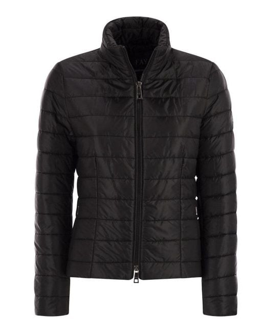 Fay Black Double Cape