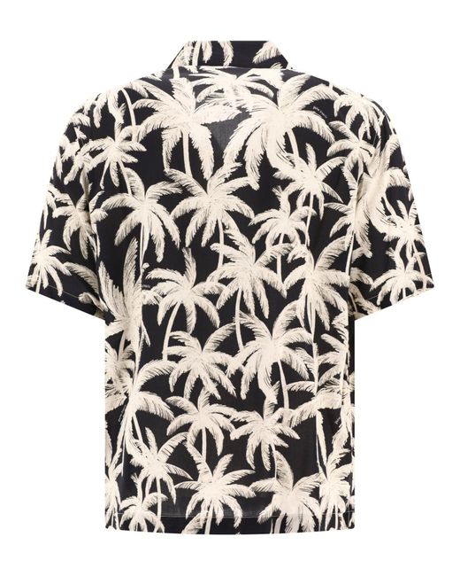 Palm Angels "palms" Shirt in het White voor heren