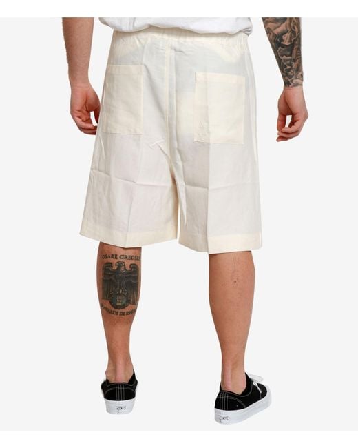 Laneus White Shorts