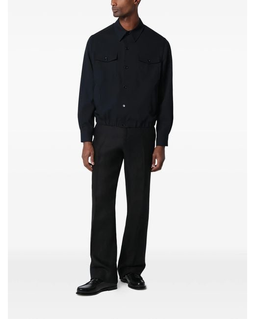 Lardini Blue Giacca Camicia Uomo