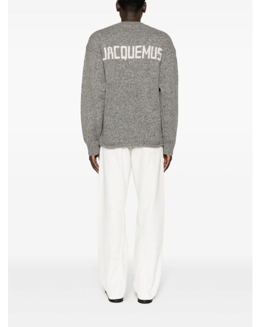 Jacquemus White Le Pull Sweater
