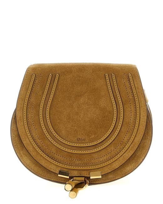 Chloé 'marcie' Kleine Crossbody Tas in het Natural