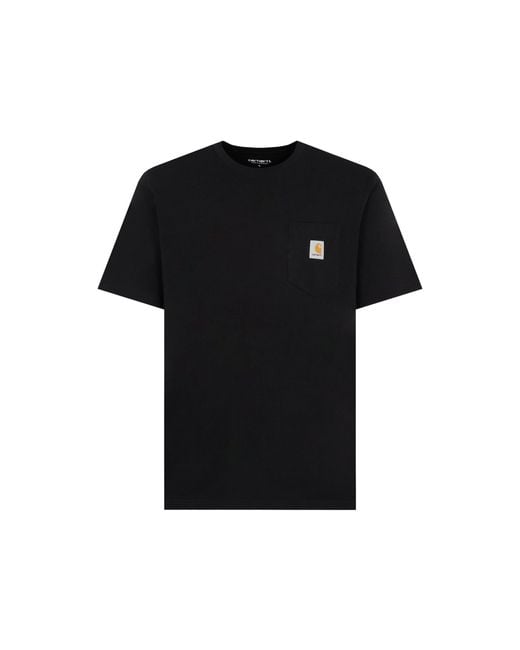 Carhartt Black Cotton Pocket T-Shirt