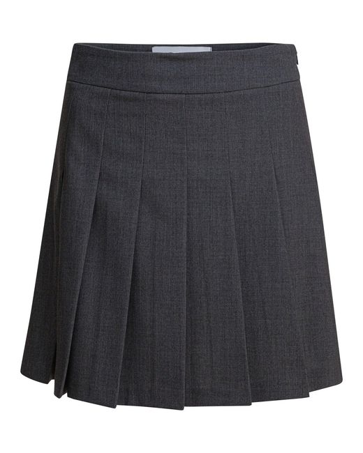 Semler Geplooide Minirok in het Black