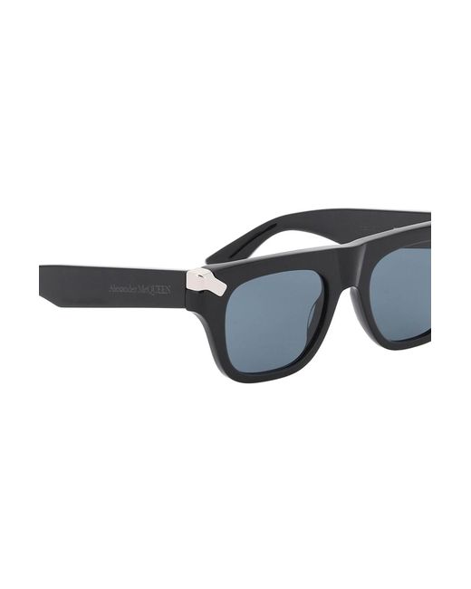 Alexander McQueen Punk Nietmaske Sonnenbrille in Blue für Herren