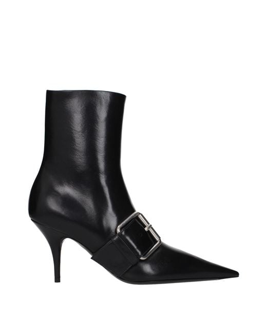 Balenciaga Black Leather Boots