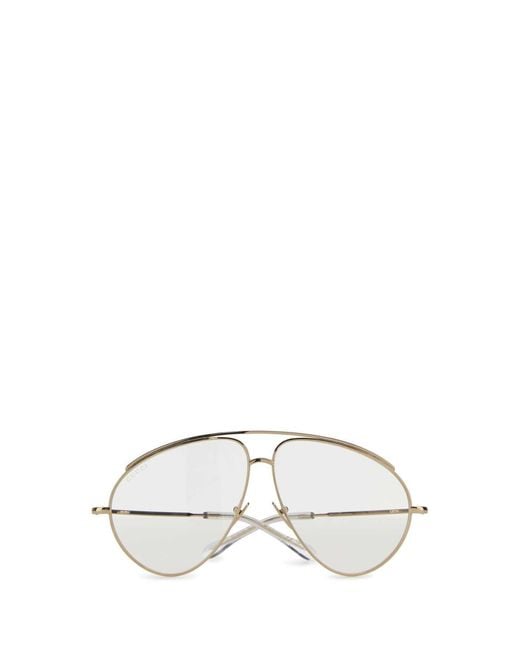 Gucci White Sungl